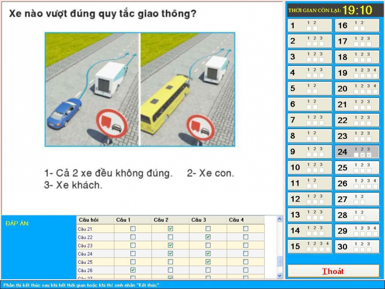 Bị bắt lỗi "không đi đúng phần đường" khi vượt xe