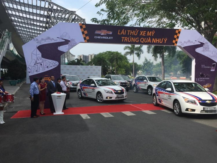 Chương trình diễu hành và lái thử xe chevrolet toàn quốc 2015 Chương trình diễu hành và lái thử xe chevrolet toàn quốc 2015
