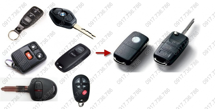 Làm chìa khoá và remote Ford Everest Làm chìa khoá và remote Ford Everest