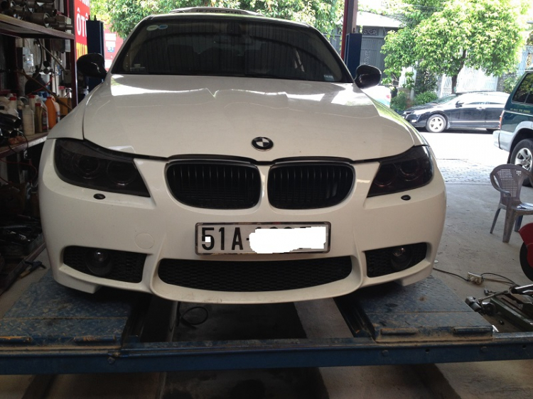 Pô cho xe BMW.