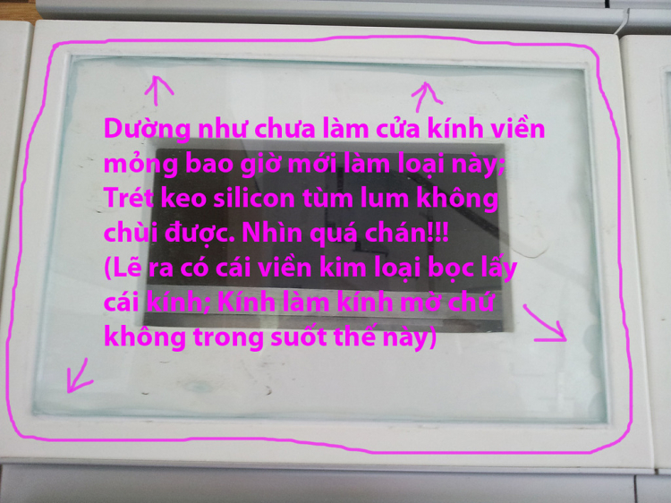 Tủ bếp nhà em cho các bác rút kinh nghiệm