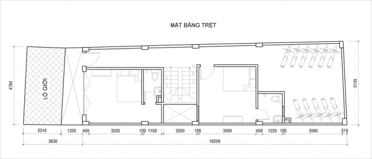 Mặt bằng khó binh, nhờ các bác KTS và KS.