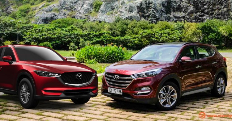 Tư vấn nên chọn mua Hyundai Tucson 2017 hay Mazda CX-5 2018