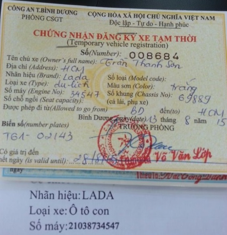 Saigon Lada Club Facebook (Thông tin và chia sẽ về Lada) Saigon Lada Club Facebook (Thông tin và chia sẽ về Lada)