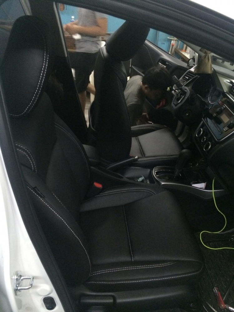 Nhờ bác Tám may nệm và anh em diễn đàn tư vấn giúp Bọc da honda city Nhờ bác Tám may nệm và anh em diễn đàn tư vấn giúp Bọc da honda city