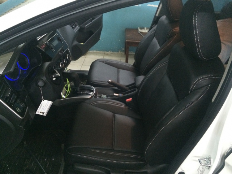 Nhờ bác Tám may nệm và anh em diễn đàn tư vấn giúp Bọc da honda city Nhờ bác Tám may nệm và anh em diễn đàn tư vấn giúp Bọc da honda city