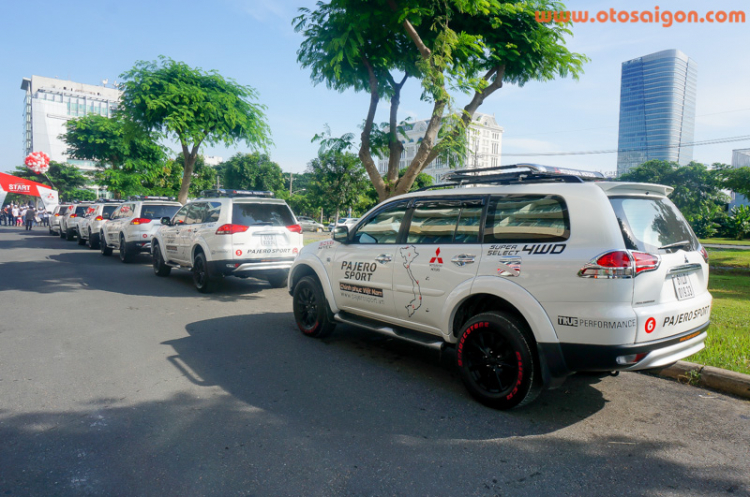 6 xe Mitsubishi Pajero Sport khởi động hành trình xuyên Việt