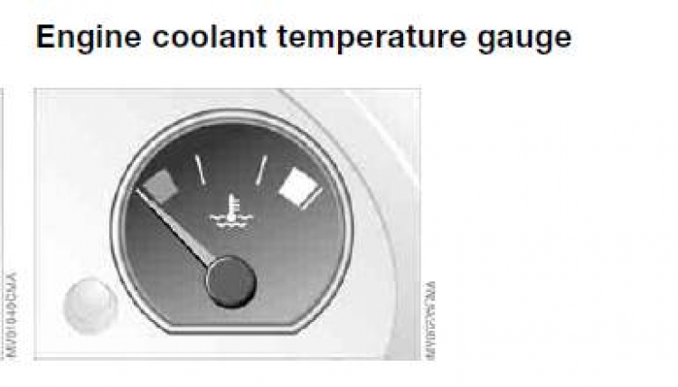 Xe BMW X5 báo nhiệt độ của máy ở đâu nhỉ?