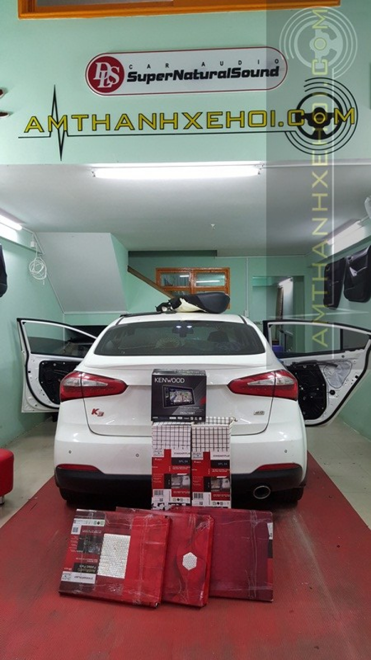 KIA K3 - Nâng cấp âm thanh, hình ảnh và cách âm. KIA K3 - Nâng cấp âm thanh, hình ảnh và cách âm.