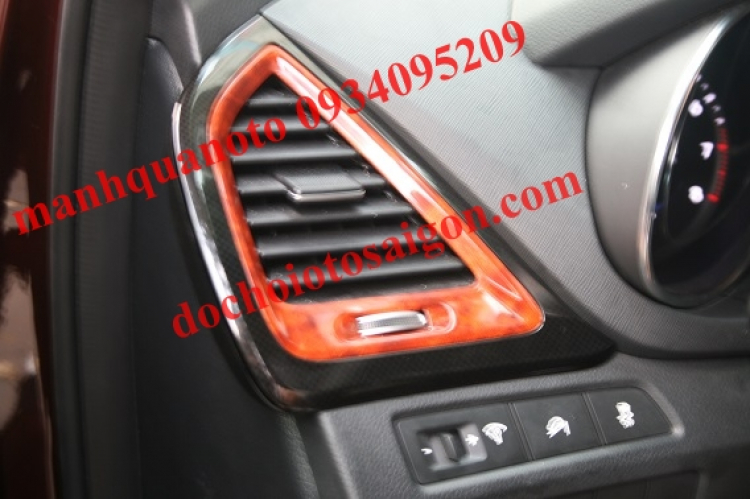 Ốp gỗ cần số + táp lô cho Ford Escape