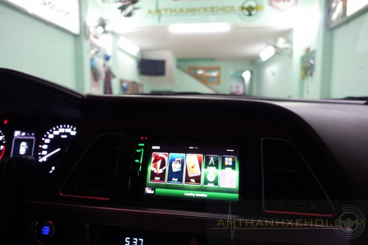 Sonata 2015 nâng cấp nhẹ DVD và Âm Thanh.