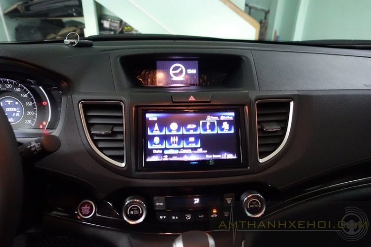 Honda CRV 2015 cách âm và nâng cấp âm thanh, hình ảnh.