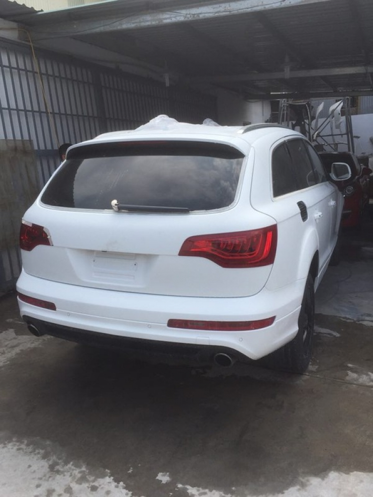 Hành trình update con vợ già Audi Q7 2008 lên đời 2014