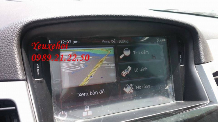 Report màn hình DVD cho Chevrolet Cruze  SV 7321 hình ảnh Tr1,30,31..........clip 45,46