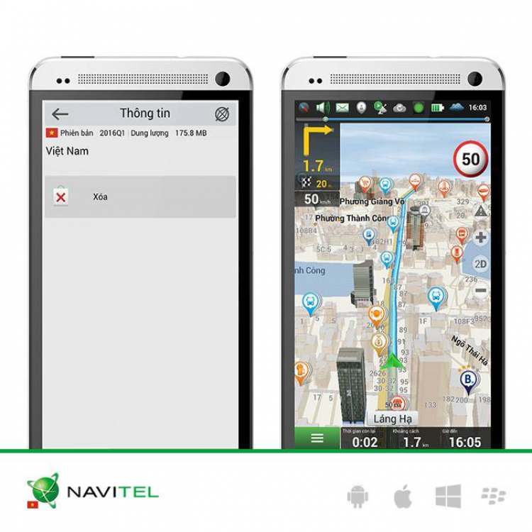 Tải và sử dụng phần mềm dẫn đường Navitel