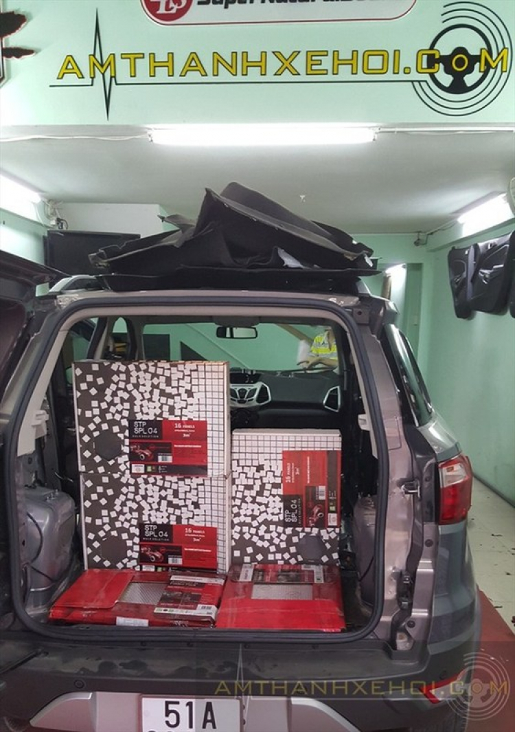 Ford Ecosport - Cách âm và nâng cấp nhẹ âm thanh. Ford Ecosport - Cách âm và nâng cấp nhẹ âm thanh.