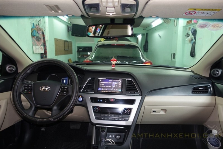 Hyundai Sonata 2015 nâng cấp hệ thống nghe nhìn.