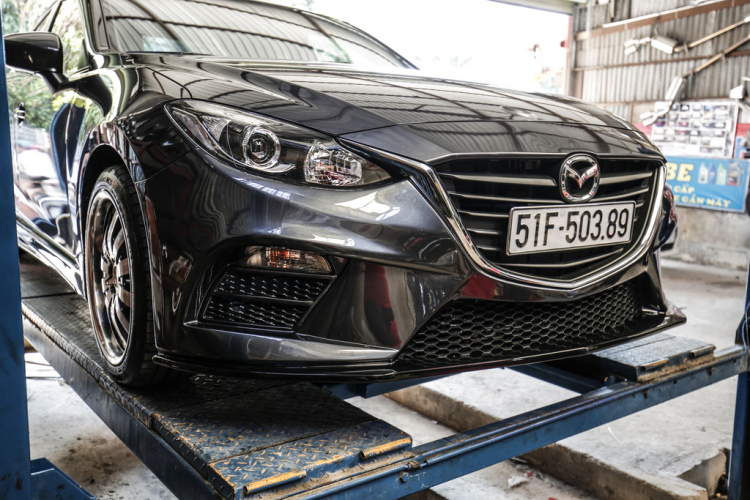 Quá trình nâng cấp Mazda3 của Thần Đèn tại khactrungoto.