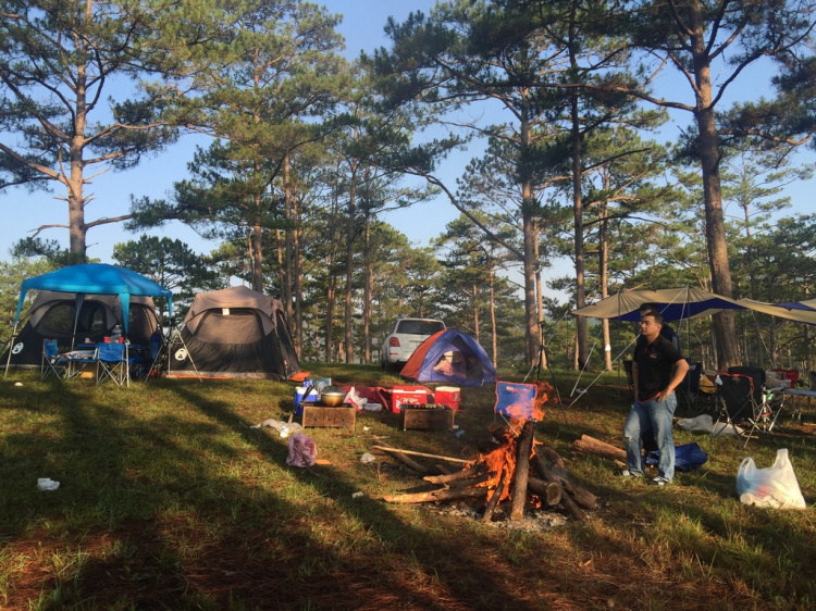 Camping rừng Bidoup 2016
