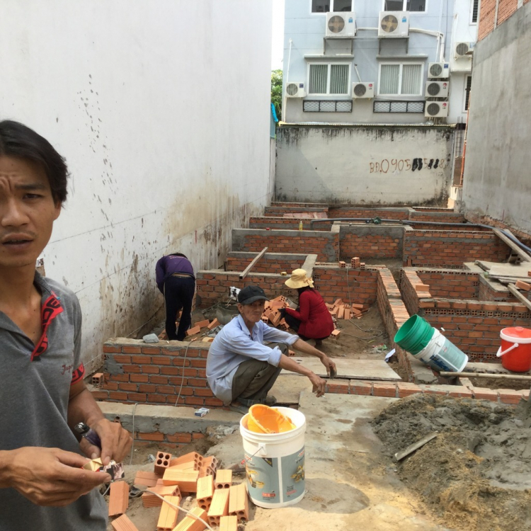 Tìm người thi công hoàn thiện nhà phố 6x21m