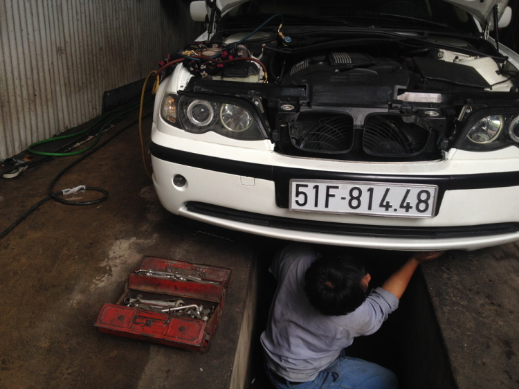 Khoe xe E46 mới mua + quá trình dọn xe.