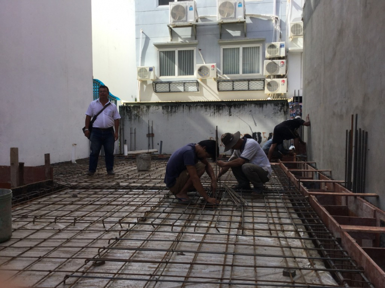 Nhờ tư vấn xây nhà 5x20 Sadeco Phước Kiển A Nhà Bè