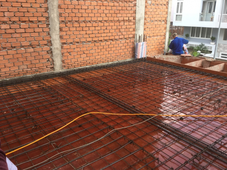 Nhờ tư vấn xây nhà 5x20 Sadeco Phước Kiển A Nhà Bè