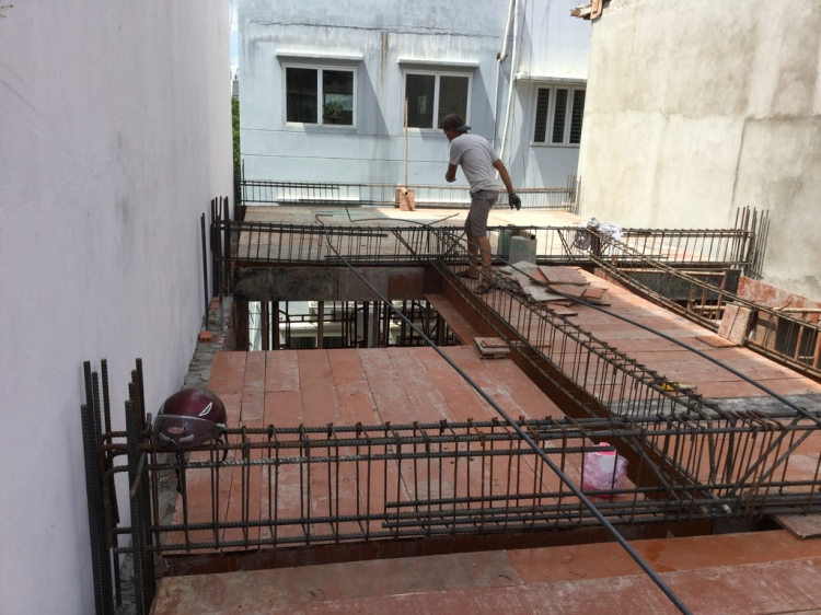 Nhờ tư vấn xây nhà 5x20 Sadeco Phước Kiển A Nhà Bè