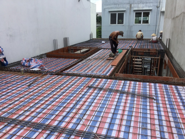 Nhờ tư vấn xây nhà 5x20 Sadeco Phước Kiển A Nhà Bè