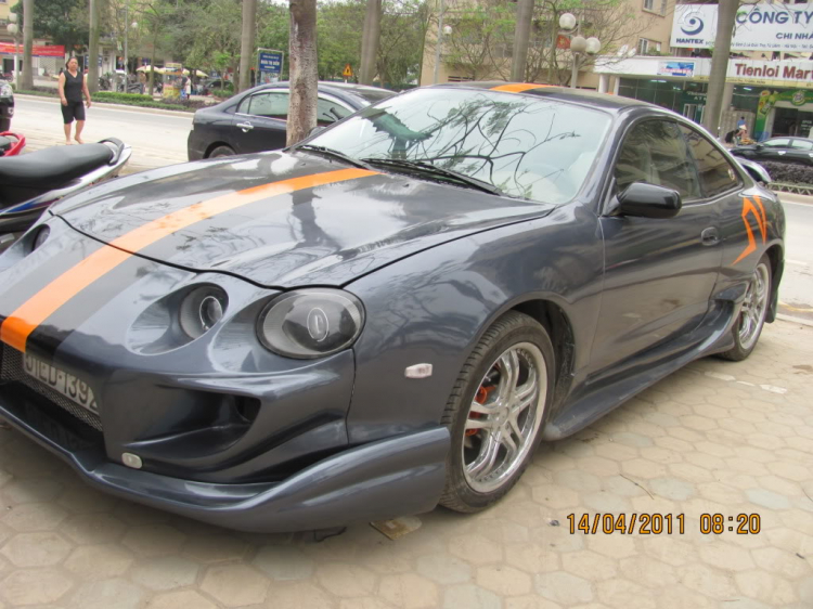 Toyota Celica của em sau khi độ body, đèn đóm