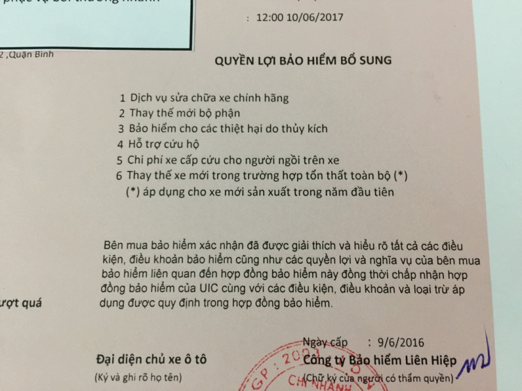 Bảo hiểm UIC Honda Cộng Hòa kiếm cớ không bồi thường.