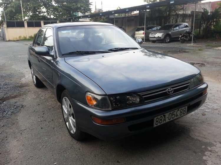 Em đã mua Corolla XL 1.6MT 1992 và kế hoạch là lên AT