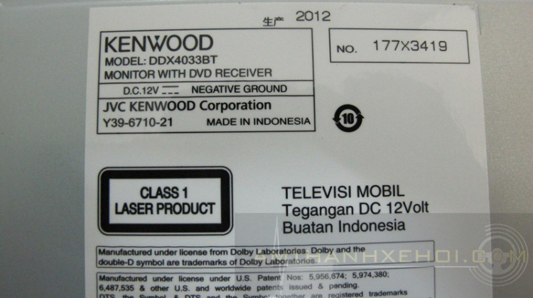 <<Tham Khảo>> DVD Hàng hiệu Kenwood, JVC - Camera trước & sau - Màn hình gối đầu.