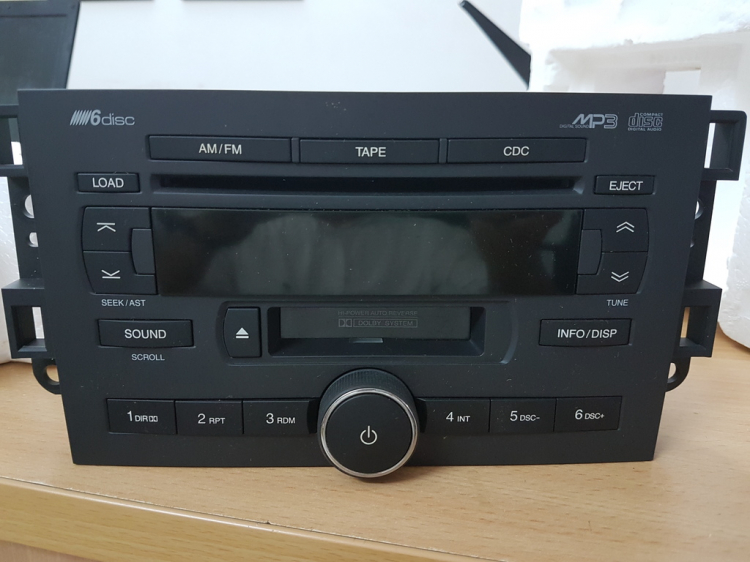 Dàn CD 6 đĩa theo xe Captiva 2008. Giá rẻ! Dàn CD 6 đĩa theo xe Captiva 2008. Giá rẻ!