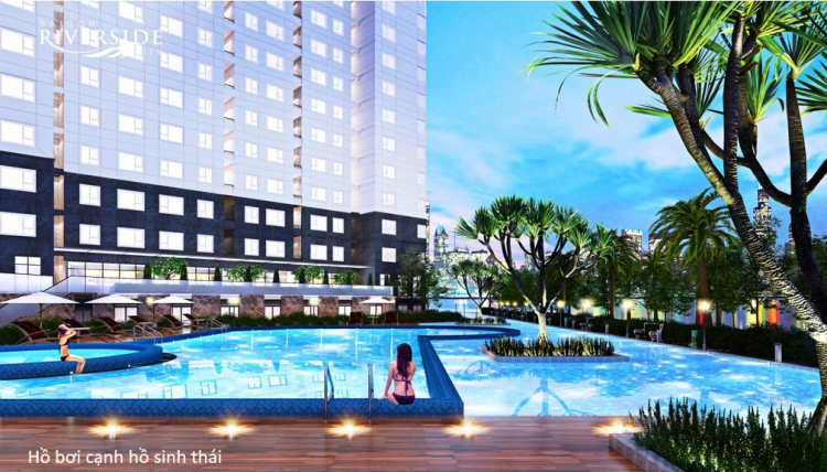 1TY280/2PN-Mặt tiền sông-Liền Kề Sân Bay SaiGon Riverside City