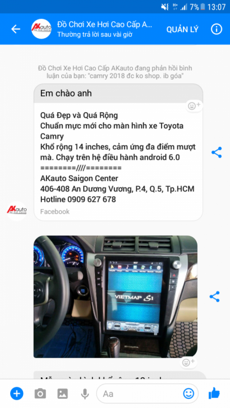 Nên lắp đầu DVD gì cho Camry bản 2.0E đời 2016