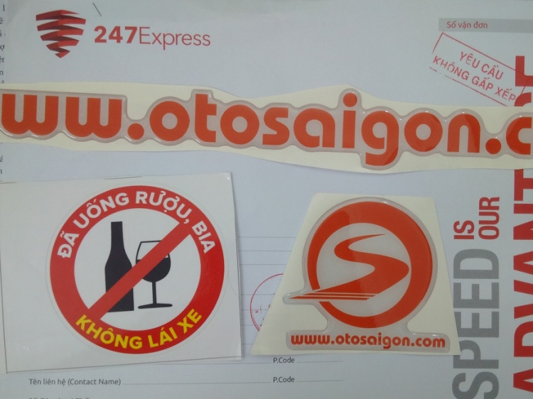 [12/2017] Đăng ký nhận Sticker và Logo Otosaigon.com