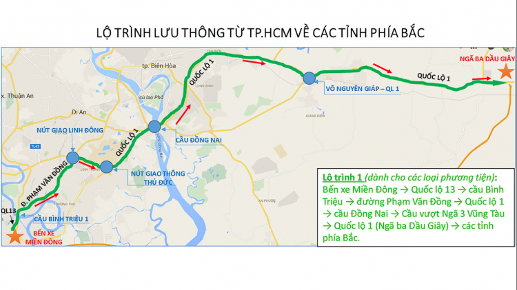 Sở GTVT HCM: Hướng dẫn lộ trình lưu thông từ TP HCM đến các tỉnh lân cận trong dịp Tết