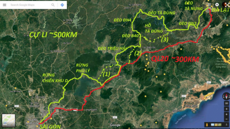 Cung đường 500 km xuyên rừng và đèo từ TP.HCM đi Đà Lạt