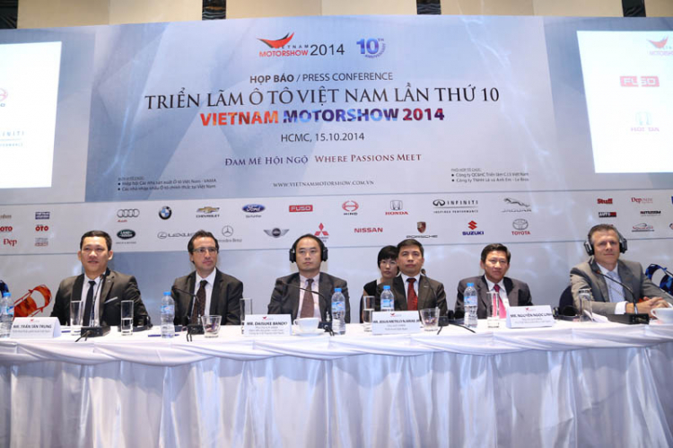18 thương hiệu xe tham gia Triển lãm Ô tô Việt Nam 2014