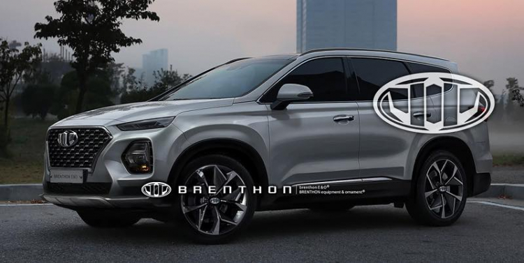 Nội thất Hyundai SantaFe 2019 lần đầu lộ diện