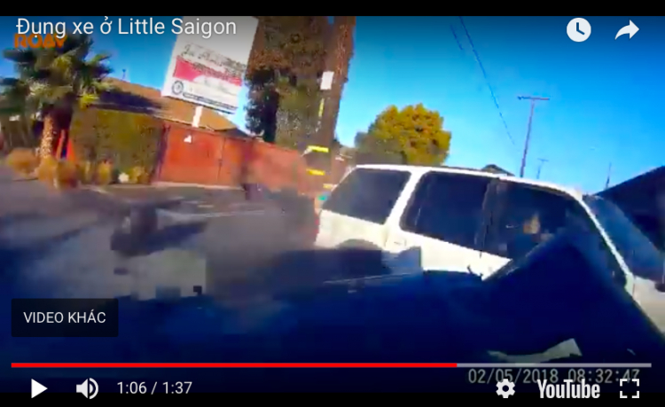 Đụng xe ở Little Saigon Đụng xe ở Little Saigon