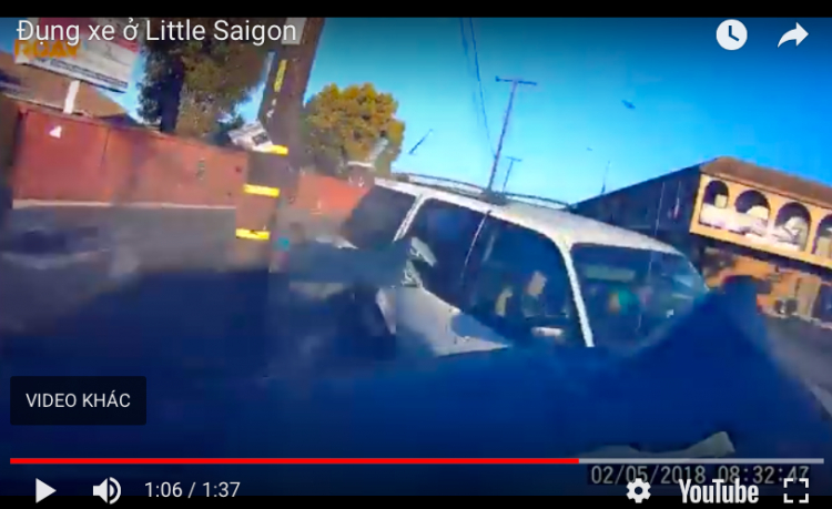 Đụng xe ở Little Saigon Đụng xe ở Little Saigon