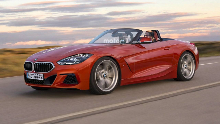 Hình ảnh phác thảo của BMW Z4 2019 phiên bản sản xuất