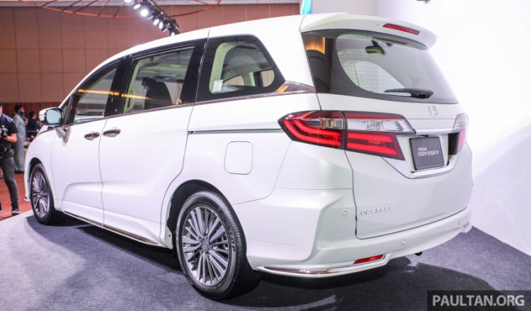 Honda Odyssey phiên bản nâng cấp facelift 2018 ra mắt tại Malaysia