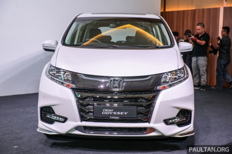 Honda Odyssey phiên bản nâng cấp facelift 2018 ra mắt tại Malaysia