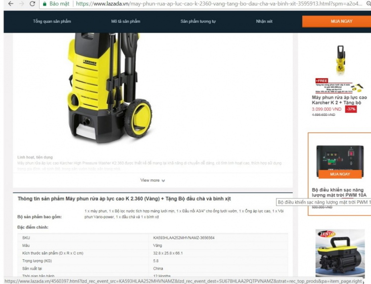 Máy rửa xe loại nào tốt Máy rửa xe loại nào tốt