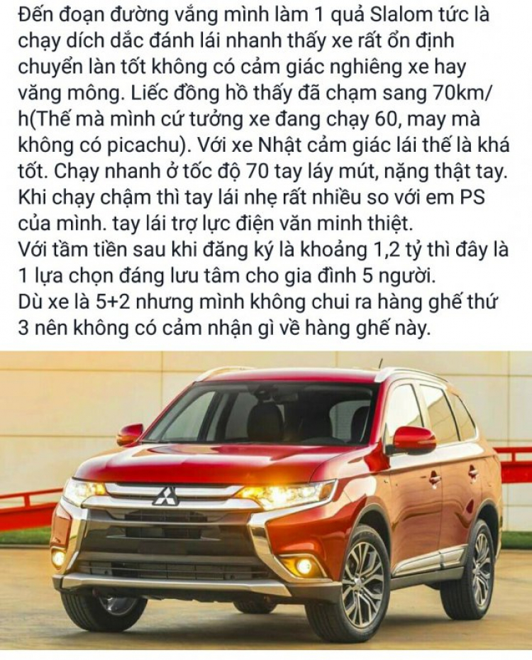 Mitsubishi Việt Nam sẽ ra mắt Outlander CKD trong tháng 01/2018; giá từ 808 triệu đồng