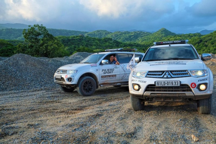 6 xe Mitsubishi Pajero Sport khởi động hành trình xuyên Việt