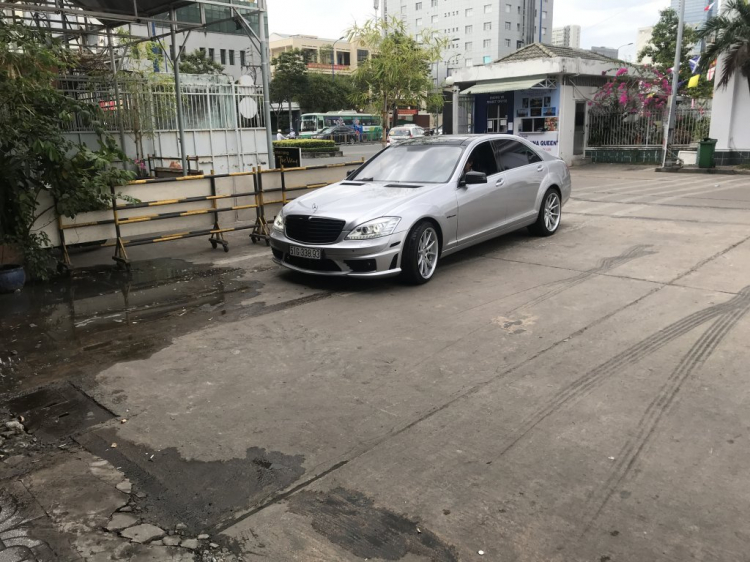 Quá trình dọn Mercedes  S Class w221